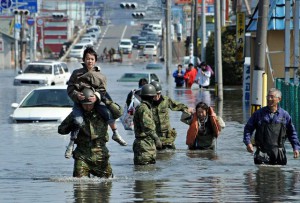 Japan Self Defense Force at work